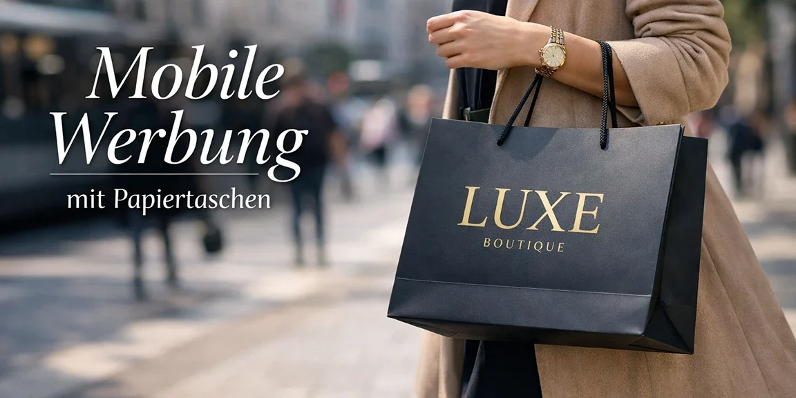 papiertaschen als werbeträger, hochwertige papiertaschen, werbetaschen, mode, design
